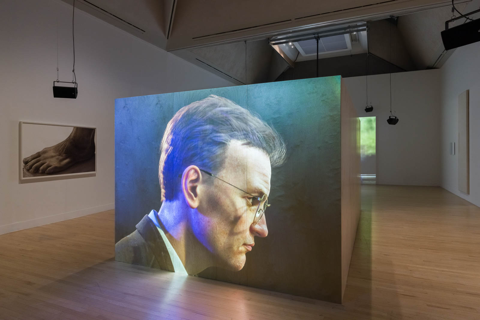 Ed Atkins, The Worm, 2021, digital film 4:3 colour sound, installation view Tate Britain