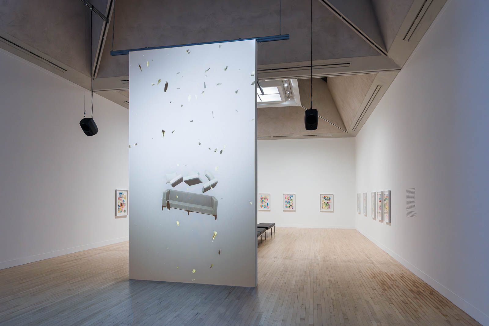 Ed Atkins, Refuse.exe upper screen, 2019, two-channel realtime 3D simulation, Unreal Engine, installation view Tate Britain