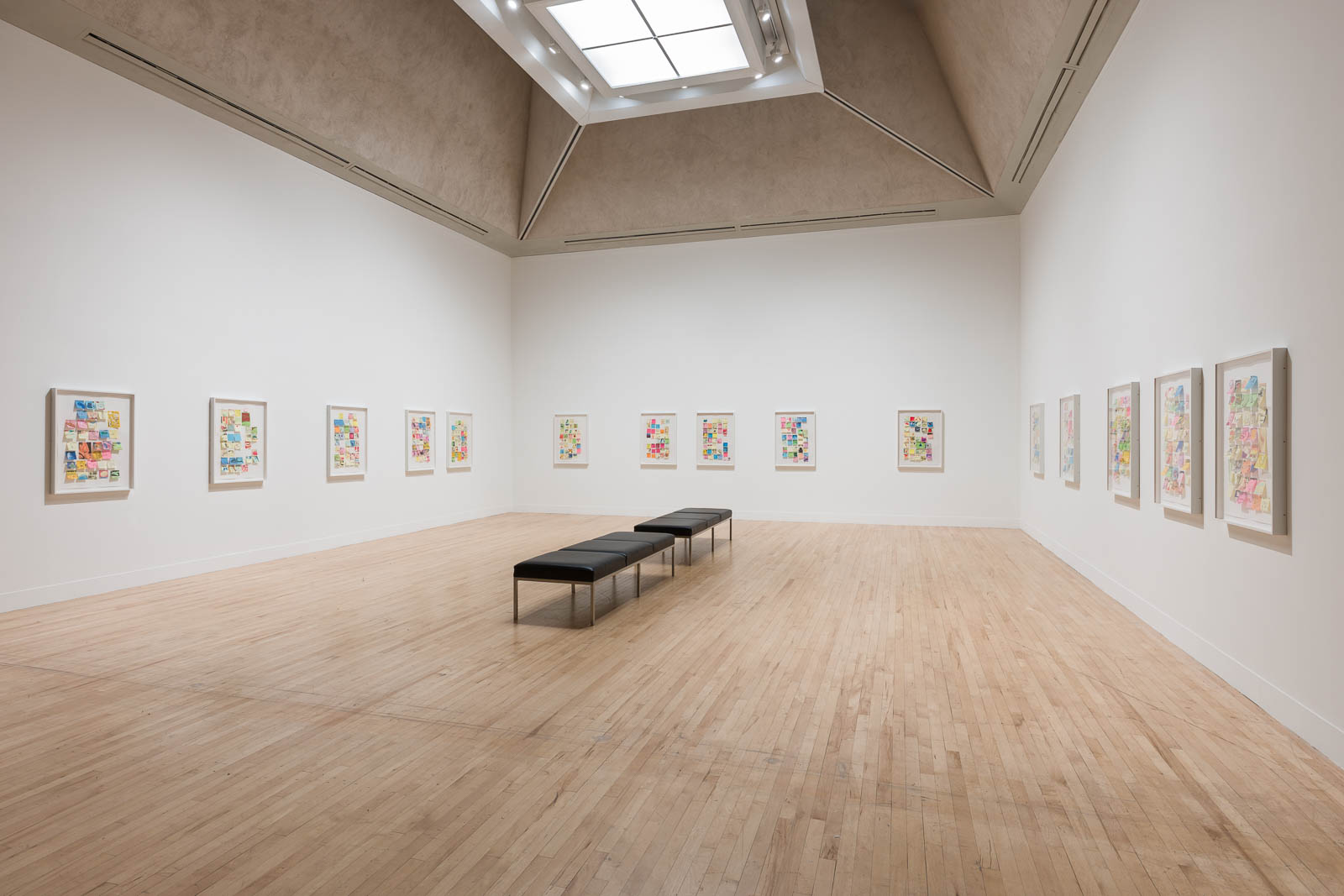 Ed Atkins, Children, 2025, Post-it note drawings, installation view Tate Britain