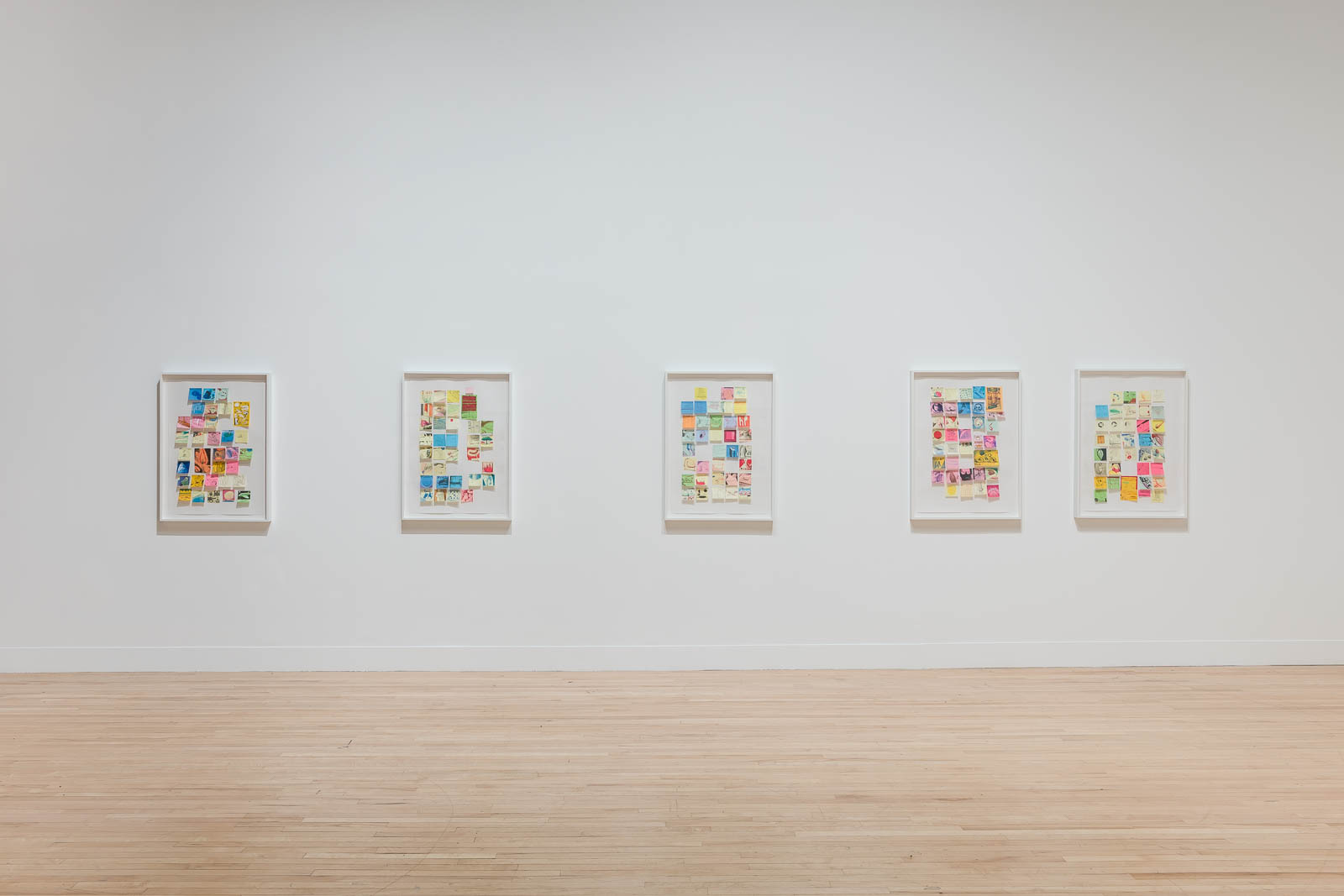 Ed Atkins, Children, 2025, Post-it note drawings, installation view Tate Britain