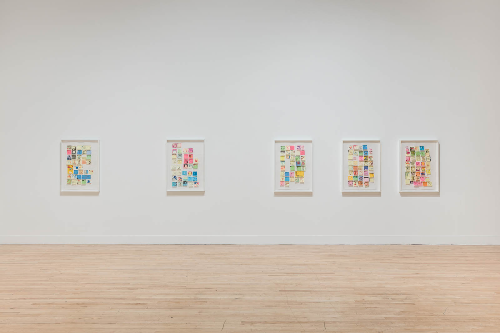 Ed Atkins, Children, 2025, Post-it note drawings, installation view Tate Britain