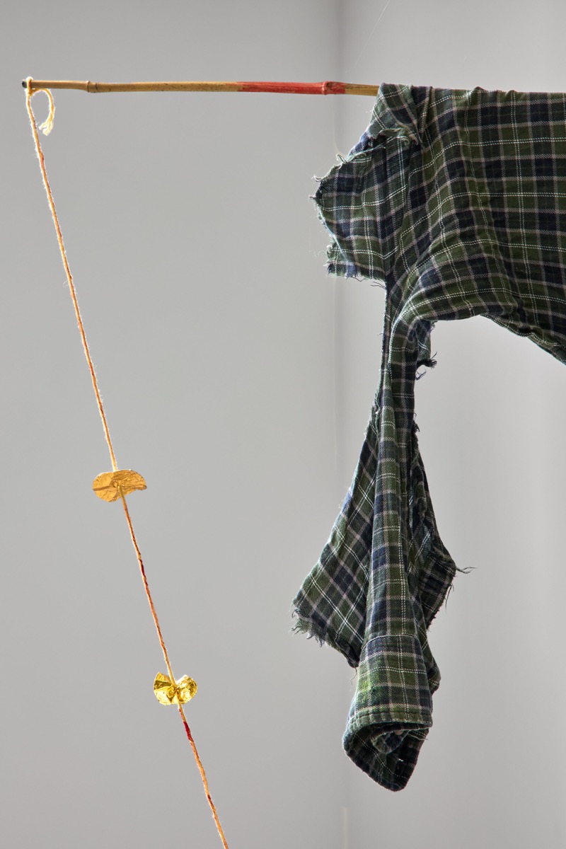 Installation view of Caspar Heinemann's 'Sod All' exhibition at Studio Voltaire, London, 2025