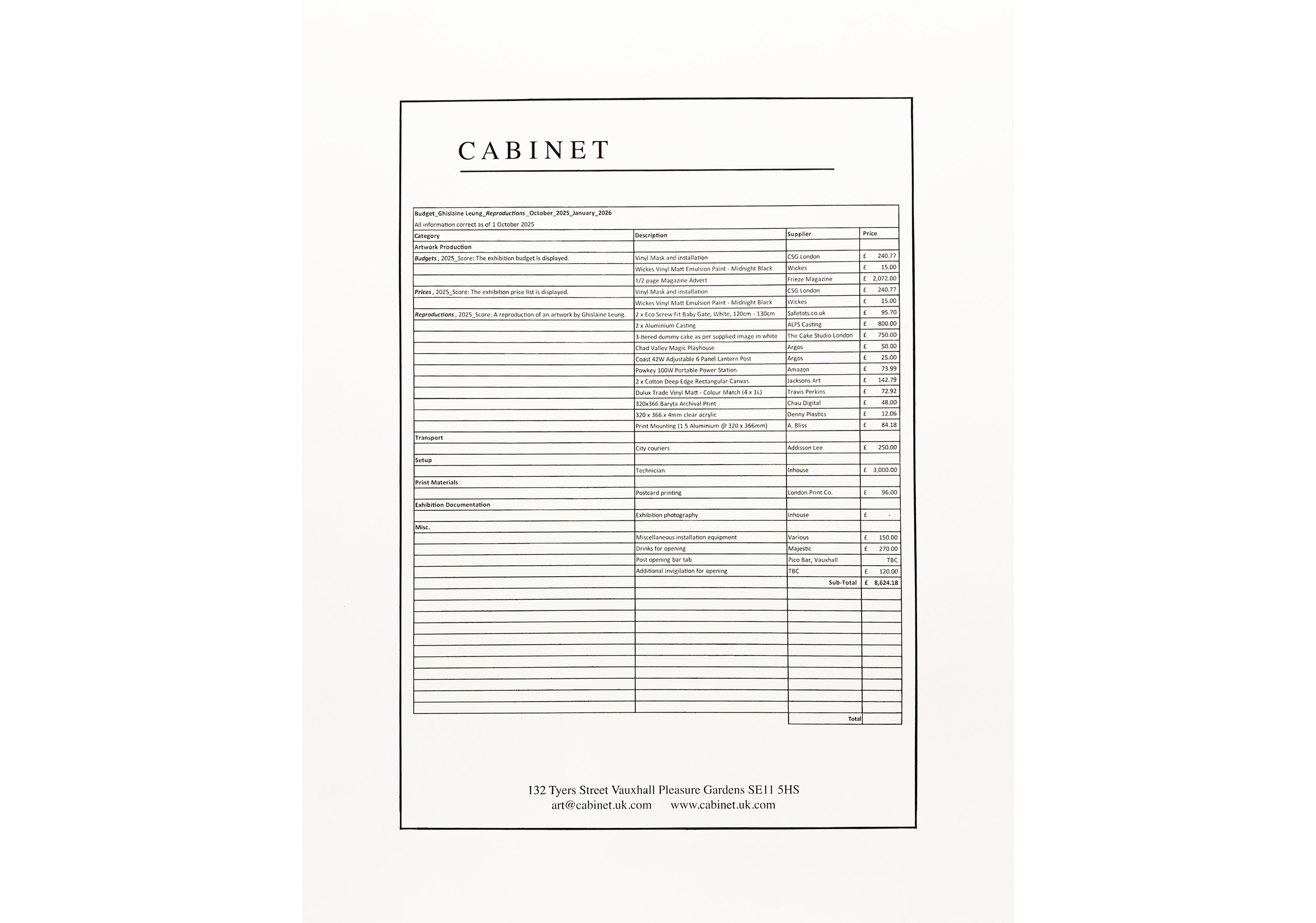 Ghislaine Leung 2025