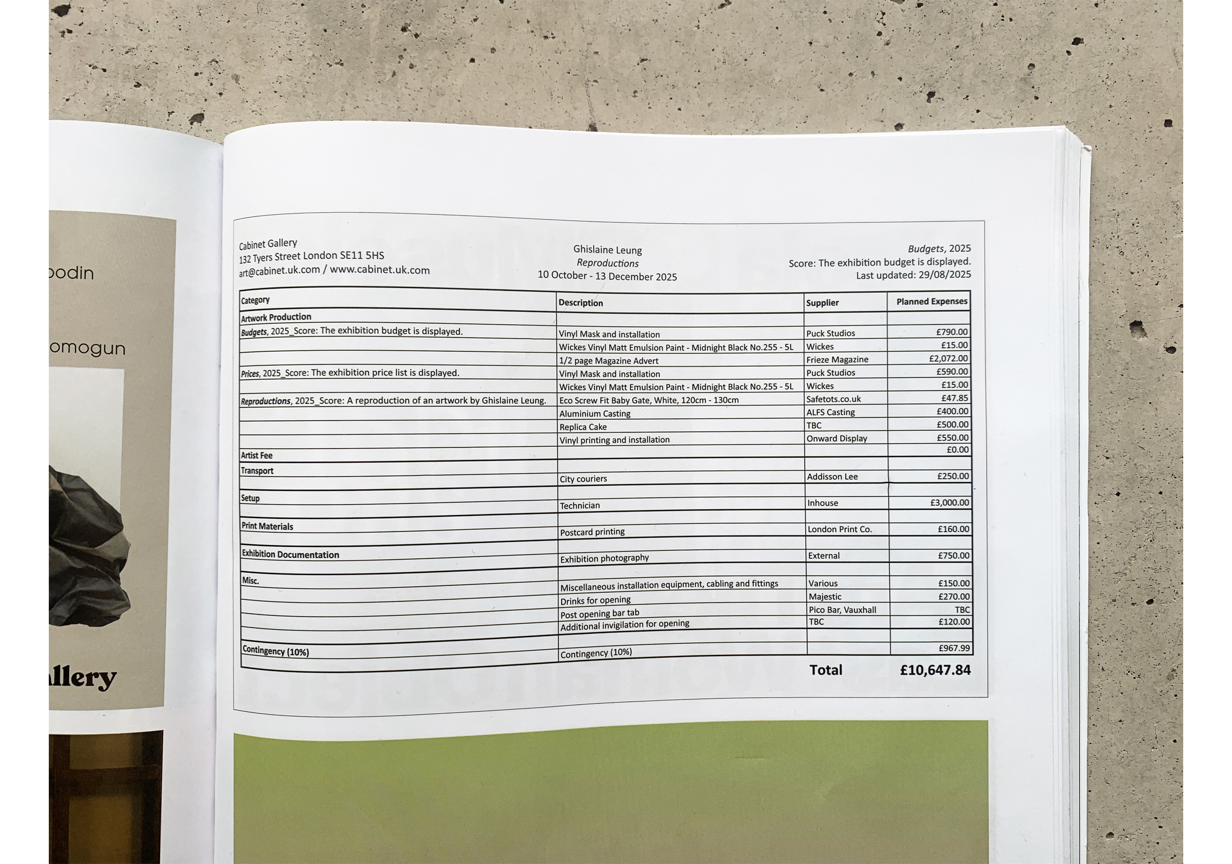 Ghislaine Leung 2025