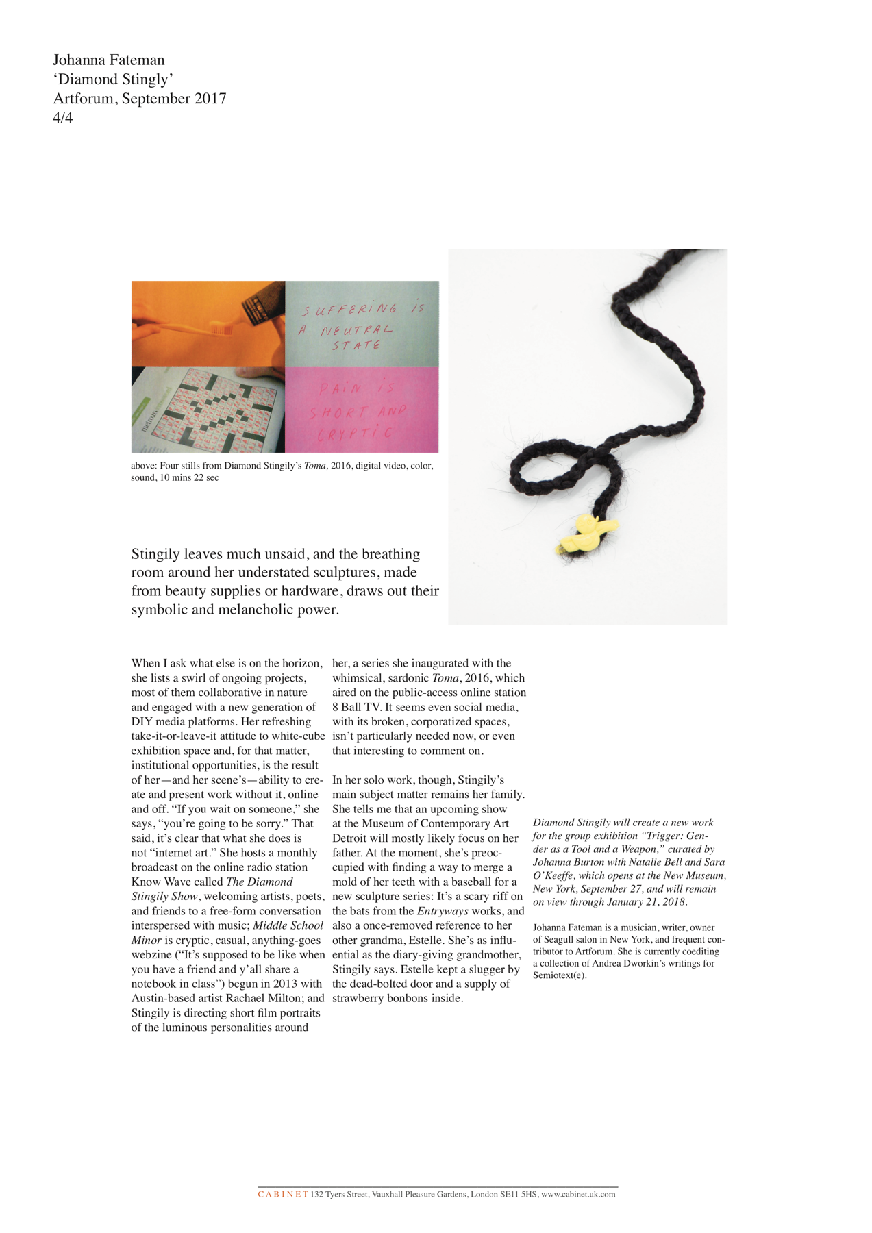 Singily Artforum